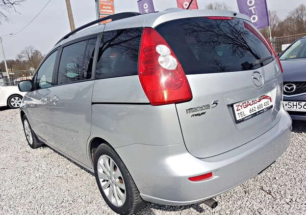 Mazda 5 cena 15900 przebieg: 169000, rok produkcji 2006 z Opalenica małe 326